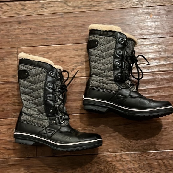 JBU by Jambu Lorna Encore Weather Ready Snow Boot in Herringbone Size 7.5 - Picture 3 of 7
